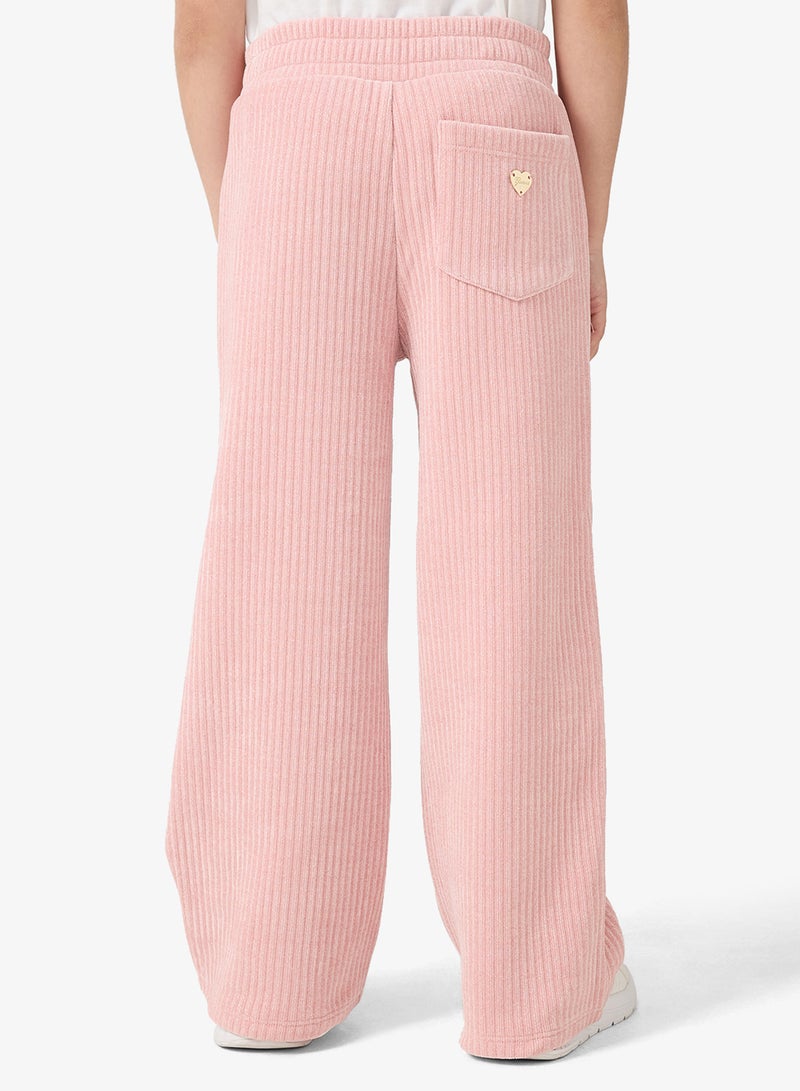 جس بنطلون بالازو مخمل للأطفال - Image 3